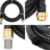 Online Sugslang med kopplingar mässing svart 1,1" 5 m PVC - Sugslang - Sugslangar - Home & Living Bevattning