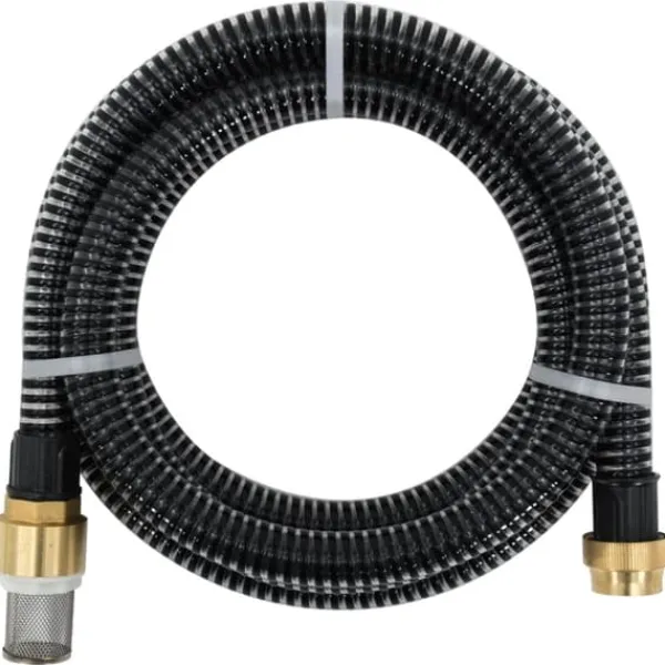 Best Sugslang med kopplingar mässing svart 1,1" 3 m PVC - Sugslang - Sugslangar - Home & Living Bevattning