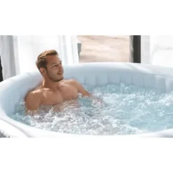 SUNSPA Runt uppblåsbart spa 4 platser Spa & Utomhusbad