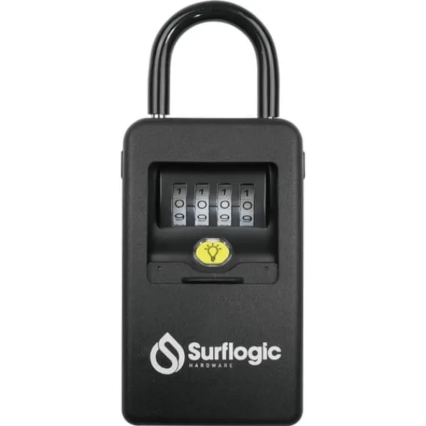 New Surflogic Padlock Keyguard Led Light Svart Kassaskåp