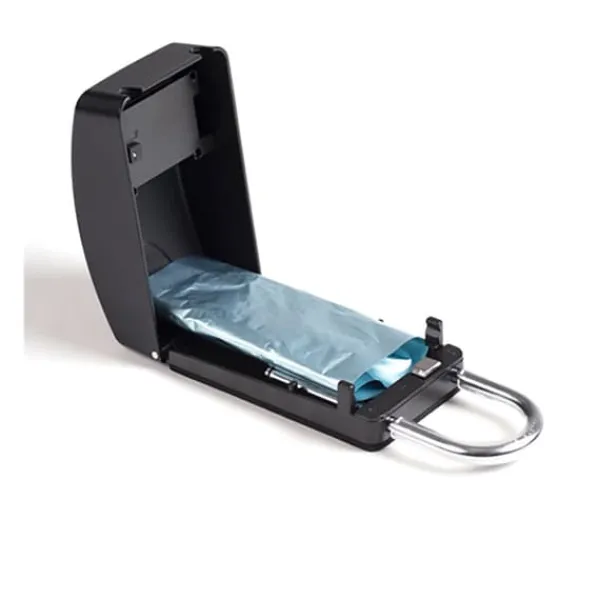 New Surflogic Padlock Keyguard Led Light Svart Kassaskåp