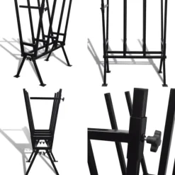 Discount Svart pulverlackerad sågbock för träbearbetning - Sågbock - Sågbockar - Home & Living Tillbehör Till Vedeldade Kaminer & Öppna Spisar