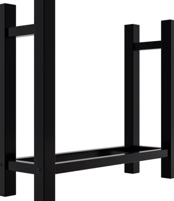 Svart träförvaring - bostad - robust stål, modern utseende