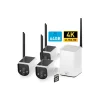 Swann MaxRanger4K™ 3-Pack Trådlös Kamera Övervakningssystem inkl 64GB SD Card Hub