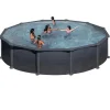 Outlet Swim And Fun - Basic Pool Round Ø550 x 132 cm, Black Graphite Pooler