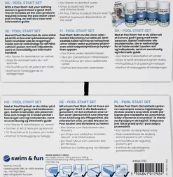 New Swim&Fun Pool Starter Set - Med klor Pool- & Spatillbehör