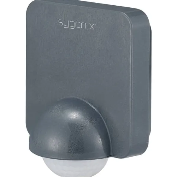 Sygonix SY-5836536 PIR-rörelsedetektor Vägg 360 ° Relä Mörkgrå IP54
