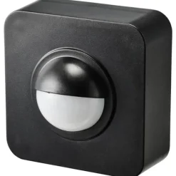 Clearance Sygonix SY-5046552 PIR-rörelsedetektor Utanpåliggande 120 ° Svart IP65 Rörelsedetektorer