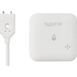 Online Sygonix SY-6735646 Vattendetektor Med app-styrning, med intern sensor, med extern sensor batteri Läckagedetektorer