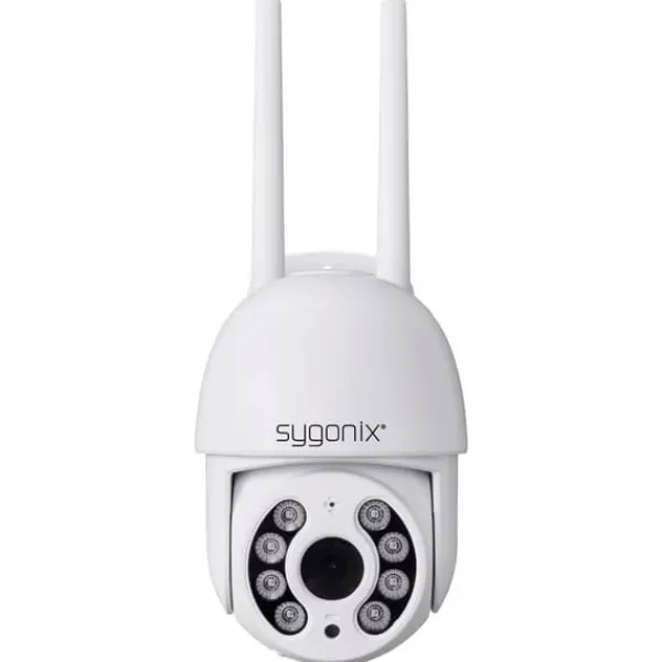 Sygonix SY-6440258 Övervakningskameraset Radio 4 kanaler med 1 kamera 2304 x 1296 pixel 2.4 GHz