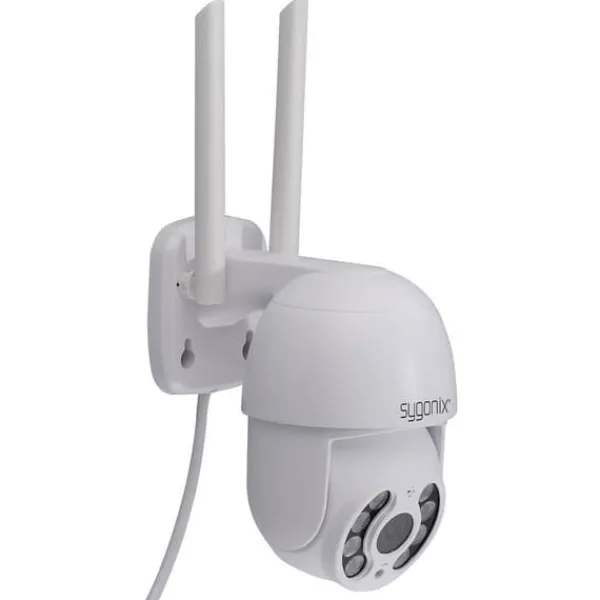 Sygonix SY-6440258 Övervakningskameraset Radio 4 kanaler med 1 kamera 2304 x 1296 pixel 2.4 GHz