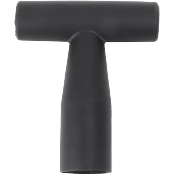 T Grip Spade Handtag Plast Stark Lättvikt Halkfri snöskyffel Handtag 3,4 cm Innerdiameter