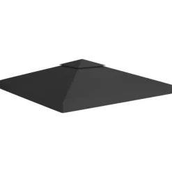 Tak till partytält & lusthus - Living Paviljongtak med ventilering 310 g/m² 3x3 m svart