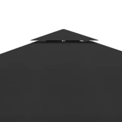 Tak till partytält & lusthus - Living Paviljongtak med ventilering 310 g/m² 3x3 m svart