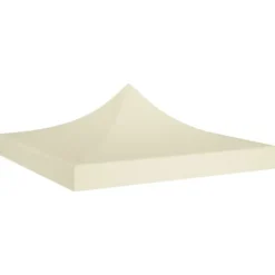 Tak till partytält 2x2 m - UV-beständig reservdel | Färg: Gräddvit | Storlek: 270 g/m²