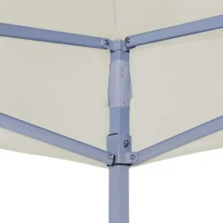 Tak till partytält 2x2 m - UV-beständig reservdel | Färg: Gräddvit | Storlek: 270 g/m²