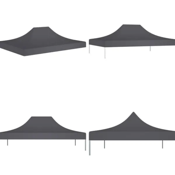 Outlet Tak till partytält 4x3 m antracit 270 g/m² - Tak Tält - Tak Partytält - Home & Living Tält & Lusthus