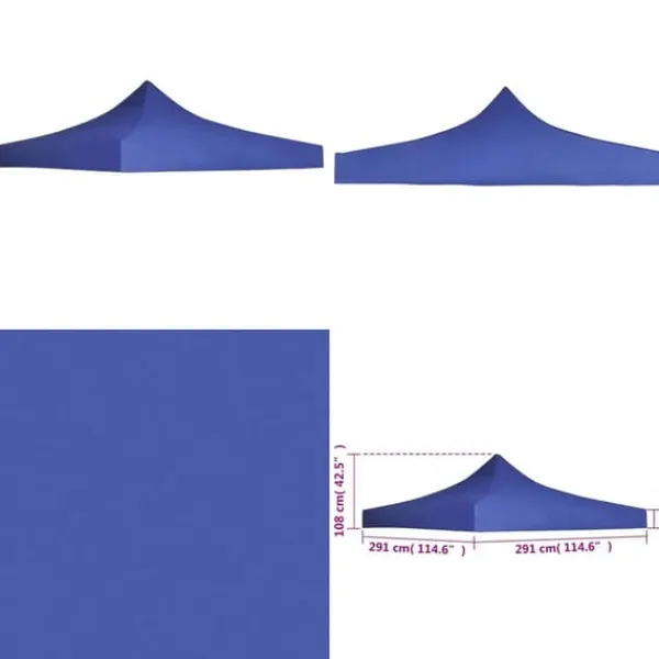 Tak till partytält 3x3 m blå - Tak Tält - Tak Partytält - Home & Living Tält & Lusthus