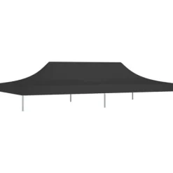 Tak till partytält 6x3 m svart 270 g/m² - Tak Tält - Tak Partytält - Home & Living