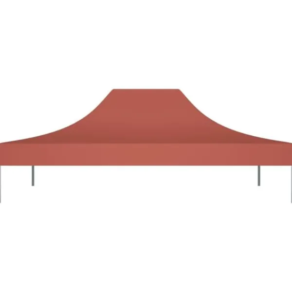 Tak till partytält 4x3 m terrakotta 270 g/m² - Tak Tält - Tak Partytält - Home & Living