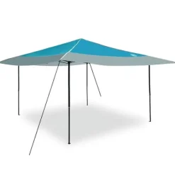 Tak Tält - Utomhuseventtält 400x400 cm i Oxford tyg | Färg: Blå | Höjd: 227/236/245 cm