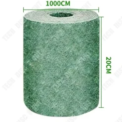 TD biologiskt nedbrytbar gräsfrömatta 1000x20cm Frön ingår ej Non-woven gräsfrömatta Hjälper växttillväxt Fröer & Lökar