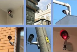 Online TD® Dummy Säkerhetskamera Innehållsinspelning Säkerhet Hem Arbetsplats Väggmonterad Batteridriven Falska Övervakningskameror