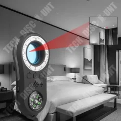 Clearance TD® Trådlös vibrationslarmdetektor hotell anti-smygskytte multifunktions infraröd detekteringsskanner pinhole kamera Sensorer Till Säkerhetssystem