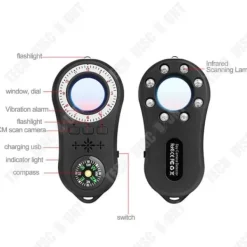 Clearance TD® Trådlös vibrationslarmdetektor hotell anti-smygskytte multifunktions infraröd detekteringsskanner pinhole kamera Sensorer Till Säkerhetssystem