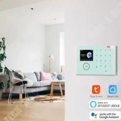 TD® WIFI Smart Larmsystem GSM Inbrottslarm Trådlös Touch-knappsats Tuya APP Smart Alarm