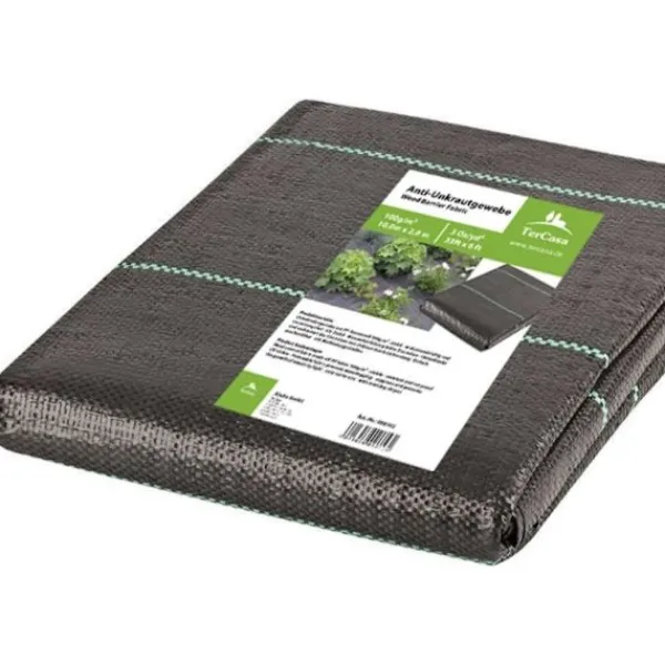 TerCasa JU-998103 Rotduk 200x1000 cm 100g/m2 Svart