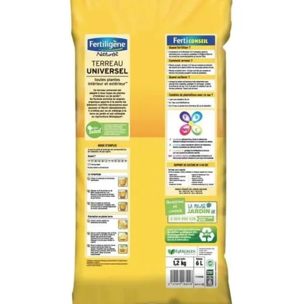Sale Terra Universell - FERTILIGENE - FUNI6P - 6 L - Växtstöd Jord & Sand