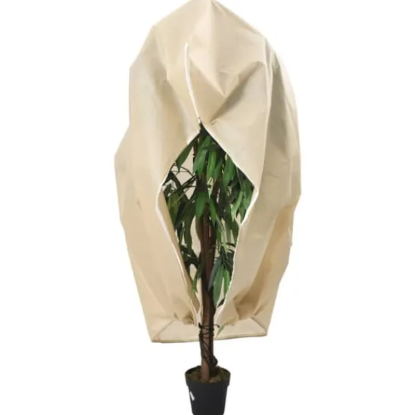 The Living Store Fiberdukar med blixtlås 4 st 70 g/m² 2,36x2 m - Tillbehör för trädgårdsskötsel