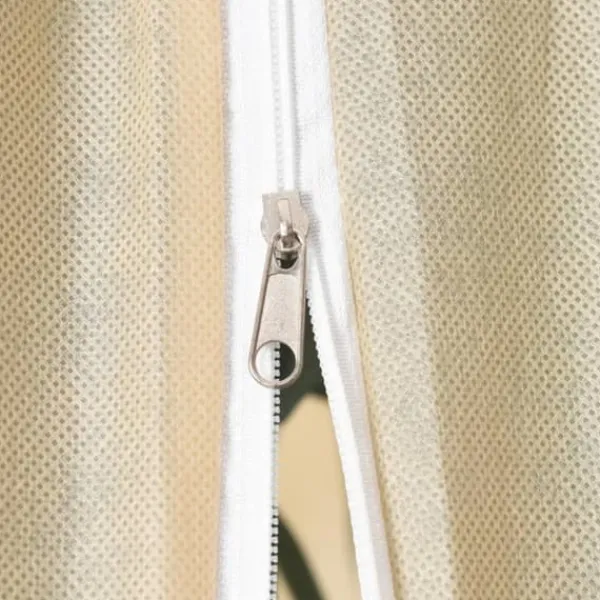 The Living Store Fiberdukar med blixtlås 4 st 70 g/m² 2,36x2 m - Tillbehör för trädgårdsskötsel
