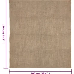 The Living Store Jutesäckar 10 st 100x110 cm 100% jute 220 gsm - Resväskor & väskor