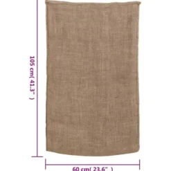 Clearance The Living Store Jutesäckar 10 st 60x105 cm 100% jute 220 gsm - Resväskor & väskor Trädgårdskorgar