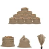 Clearance The Living Store Jutesäckar 10 st 100x110 cm 100% jute 340 gsm - Resväskor & väskor Trädgårdskorgar