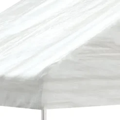 Hot The Living Store Paviljong med tak vit 15,61x4,08x3,22 m polyeten - Partytält & paviljoner Tält & Lusthus