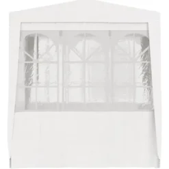New The Living Store Professionellt partytält med väggar 2x2 m vit 90 g/m² - Partytält & paviljoner Tält & Lusthus