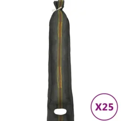 The Living Store Sandsäckar 25 st mörkgrön 103x25 cm HDPE - Industrilager