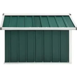 The Living Store Skjul för robotgräsklippare 92x97x63 cm galvaniserat stål grön - Förråd & Redskapsbodar Skjul, Garage & Carports