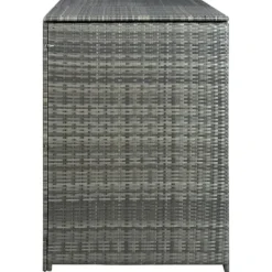 Outlet The Living Store Skjul för 2 soptunnor konstrotting antracit 148x77x111 cm - Förråd & Redskapsbodar Skjul, Garage & Carports