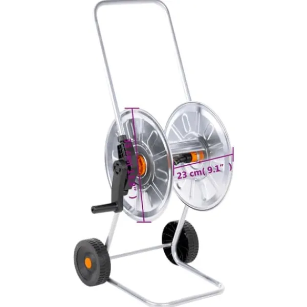Best The Living Store Slangvagn för 50m 1/2" eller 35m 3/4" stålslang - Vattenslangförvaring Bevattning
