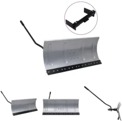 Outlet The Living Store Snöblad till gräsklippare med adapter 100 cm - Snöskyfflar Snöborttagning