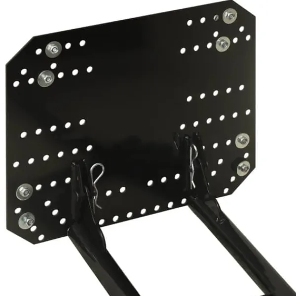 The Living Store Snöplog för ATV 115x38 cm svart - Snöskyfflar