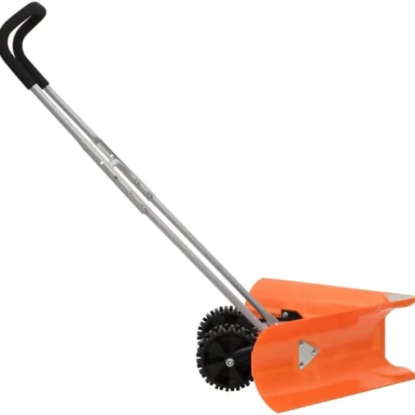 Online The Living Store Snöplog med förlängningsbart handtag orange stål - Snöskyfflar Snöborttagning