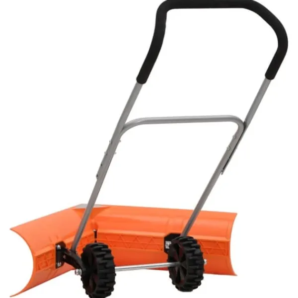 Online The Living Store Snöplog med förlängningsbart handtag orange stål - Snöskyfflar Snöborttagning