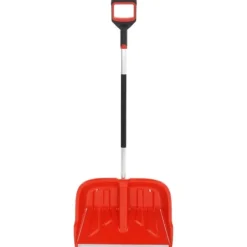 The Living Store Snöskyffel röd 136 cm aluminium - Snöskyfflar