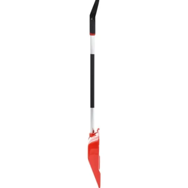 The Living Store Snöskyffel röd 136 cm aluminium - Snöskyfflar