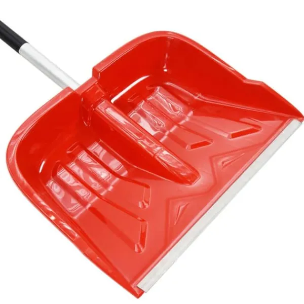 The Living Store Snöskyffel röd 136 cm aluminium - Snöskyfflar